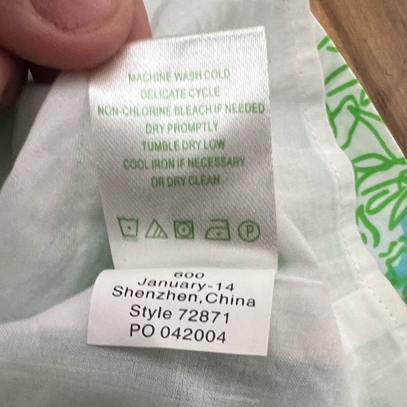 Lilly Pulitzer McCallum It’s a Zoo Fitted Open Back with Tie Animal Print Sz 00 - Picture 8 of 11